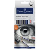 FABER CASTELL SKETCH SET GOLDFABER GRAPHITE PENCIL SET 8