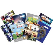 SPENCIL A4 BOOK COVER ASSORTED BOYS