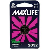 MAXLIFE BATTERY LITHIUM CR2032