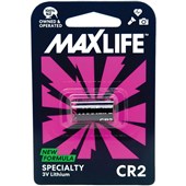 MAXLIFE BATTERY LITHIUM CR2 3 VOLT