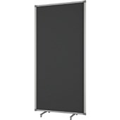BOYD PARTITION FREE STANDING UPHOLSTERED W900 X H1800MM CHARCOAL