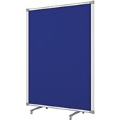 BOYD PARTITION FREE STANDING UPHOLSTERED W900 X H1200MM BLUE