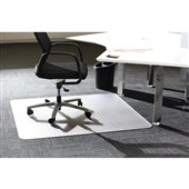 ADVANCE CHAIRMAT POLYCARBONATE NO UNDERLAY RECTANGLE 1300 X 1200MM CLEAR