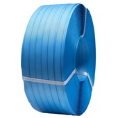 HARVEYS MACHINE STRAPPING PLASTIC BREAKING STRAIN W12MM X L3000M 120KG BLUE