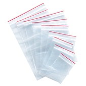 MINIGRIP PLASTIC BAG RESEALABLE 40MU W100 X L155MM CLEAR PACK 100