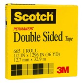SCOTCH 665 DOUBLE SIDED TAPE 12MM X 33M