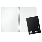 SPIRAX P595G PP GRID BOOK 5MM GRID 200 PAGE A4 BLACK