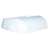 PACIFIC RUBBISH BIN LID 43L WHITE