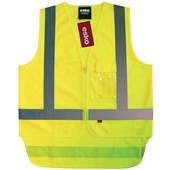 ESKO GOOD2GLOW SAFETY VEST DAYNIGHT WITH POCKETS 2XL HIVIS YELLOW