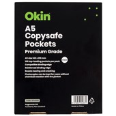 OKIN COPYSAFE POCKET PREMIUM GRADE A5 50MU CLEAR PACK 100