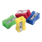 ICON PENCIL SHARPENER PLASTIC 1 HOLE