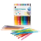 EC CRAYONS TWISTIT ASSORTED COLOURS PACK 12