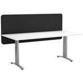 BOYD ACOUSTIC MODESTY PANEL DESK SCREEN L1200 X H600MM BLACK