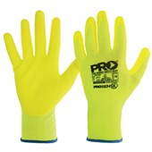 PROCHOICE ASSASSIN NITRILE GRIP GLOVE SIZE 7 FLUORO YELLOW