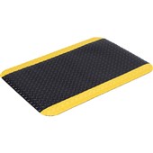 DIAMOND PLATE  MAT ANTI FATIGUE HEAVY DUTY  900X600MM BLACK AND YELLOW