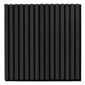 SONIK ACOUSTIC SLATWALL TILE 600X600MM BLACK OAK