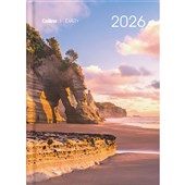 COLLINS DIARY A51 COASTAL SCENES DAY PER PAGE EVEN YEAR