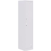 FORTIS STORAGE LOCKER SINGLE DOOR KEYED LOCKING H1850 X L380 X D450MM WHITE