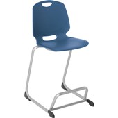 EDEN SPARK LAB STOOL STACKABLE NAVY