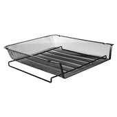 ESSELTE METAL MESH DOCUMENT TRAY PORTRAIT A4 BLACK
