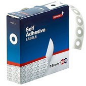 QUIKSTIK RING EYELETS PLASTIC LABELS BOX 500