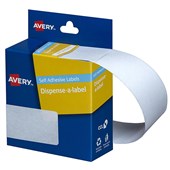 AVERY 937224 DMR7627W RECTANGLE LABEL DISPENSER 27 X 76MM WHITE BOX 180