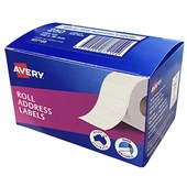 AVERY 937108 DMR10236RA ROLL ADDRESS LABEL DISPENSER 102 X 36MM WHITE BOX 250