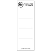 FM SPINE LABEL FOR LEVER ARCH FILE W65 X L174MM PACK 10