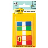 POSTIT 6835CF MINI FLAGS PRIMARY ASSORTED PACK 100