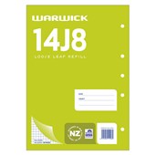 WARWICK 14J8 REFILL PAD QUAD A4 5MM 40 LEAF
