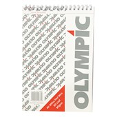 OLYMPIC OFFICE PAD FEINT RULED WIRO BOUND A5 7MM 50 LEAF