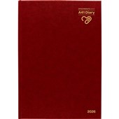 OPD DIARY A41 RED DAY PER PAGE EVEN YEAR