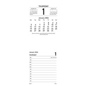 COLLINS DESK CALENDAR REFILL 13H W90 X L115MM EVEN YEAR