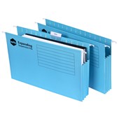 MARBIG EXPANDING SUSPENSION FILES FOOLSCAP BLUE BOX 20