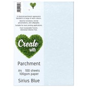 PARCHMENT PAPER A4 100GSM SIRIUS BLUE PACK 100