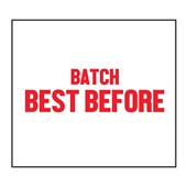 SAITO PRICING GUN LABEL 1616D PERMANENT BATCH BEST BEFORE 162 X 18MM ROLL 1000