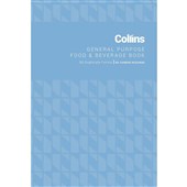 COLLINS DOCKET BOOK FOOD AND BEVERAGE DUPLICATE NCR W100 X L148MM 50 LEAF