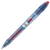PILOT BEGREEN BOTTLETOPEN RETRACTABLE GEL INK PEN 07MM RED