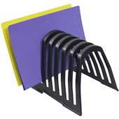 ITALPLAST PLASTIC STEP FILE ORGANISER BLACK