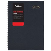 COLLINS DIARY BOSTON A51 NAVY DAY PER PAGE WIRO EVEN YEAR