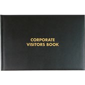 MILFORD VISITORS BOOK CORPORATE W300 X L205MM 96 LEAF